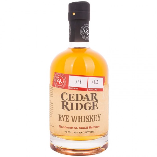 Cedar Ridge Rye Bourbon Whiskye 0.7l