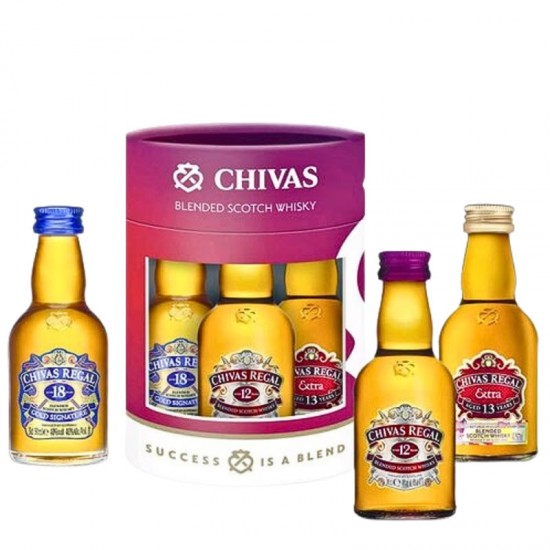 Chivas Regal Mini Set 3×0.05l