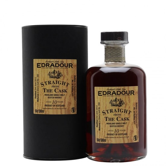 Edradour 10 Ani 2012 Sherry Cask 0.5l