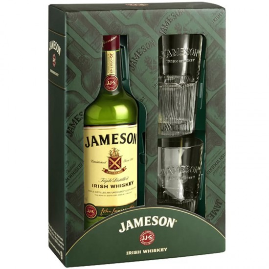 Jameson 2 Glasses Gift Box 0.7l