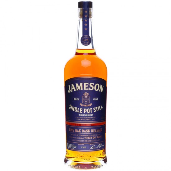 Jameson Single Pot Still Five Oak Cask Release 0.7l