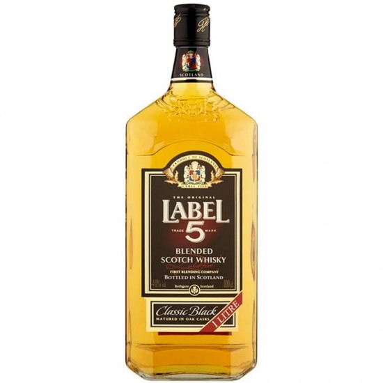 Label 5 Classic Black 1l