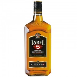 Label 5 Classic Black 2 Glasses Gift Box 0.7l