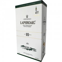 Laphroaig 10 Ani 2 Glasses Gift Box 0.7l