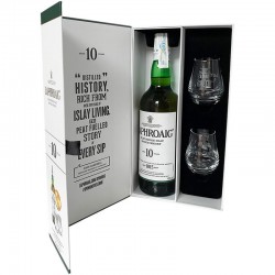 Laphroaig 10 Ani 2 Glasses Gift Box 0.7l