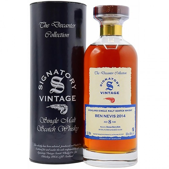 Signatory Vintage Ben Nevis 8 Ani 2014 Sherry Cask 0.7l