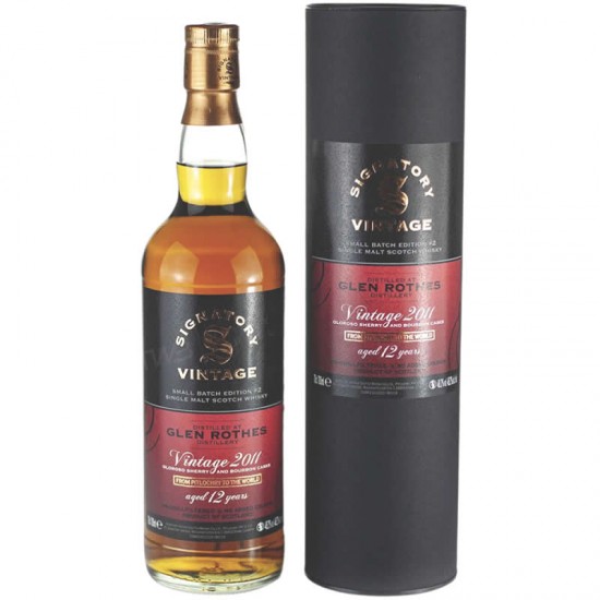 Signatory Vintage Glenrothes 12 Ani 2011 0.7L