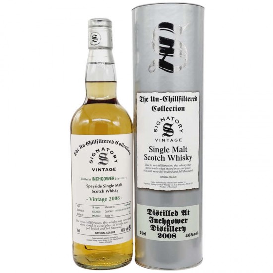 Signatory Vintage Inchgower 14 Ani 2008 0.7l