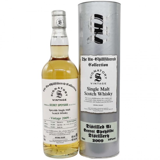 Signatory Vintage Secret Speyside 13 Ani Unchillfiltered 0.7l