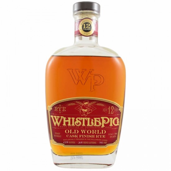 Whistlepig Old World Cask Finish Rye 12 Ani 0.7l